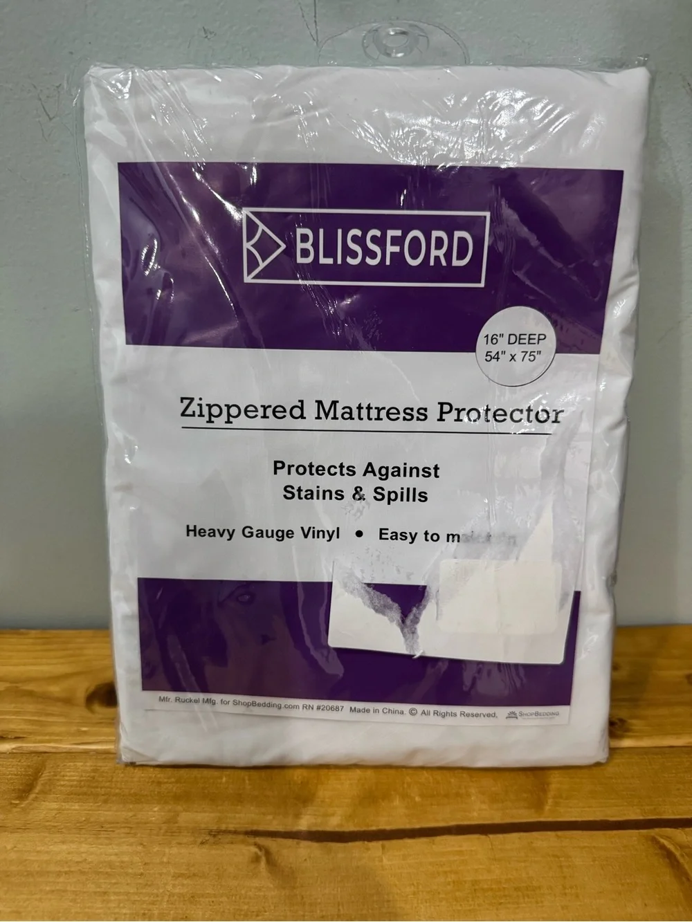 Blissford Zippered Mattress Protector - Full